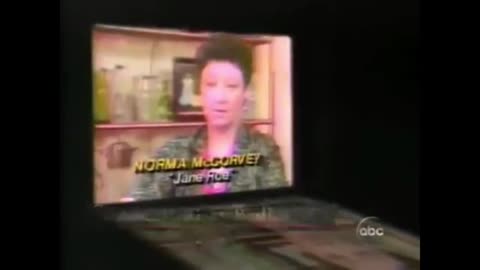 Jane Roe aka Norma McCorvey was a drug addict