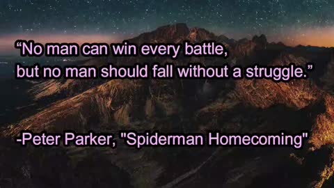 Peter parker "Spiderman: Home Coming" movie quotes