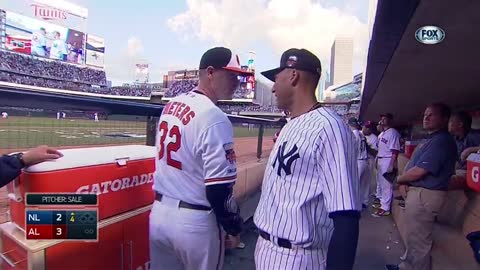 Jeter exits final All-star game (June 14, 2014)