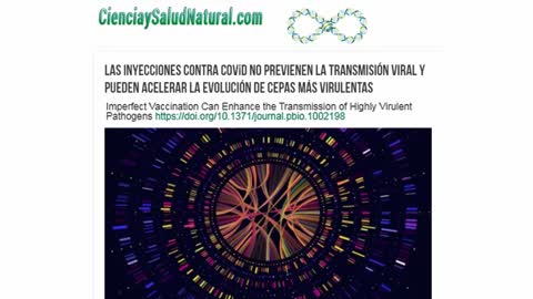 Las inyecciones contra C0 V ID pueden acelerar la evolucion de cepas mas virulentas