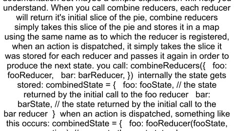 How combineReducers know which slice to pass REDUX