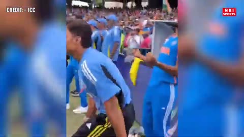 Rohit Sharma and All players reaction on Last Ball match winning moment in T20 World Cup 2024