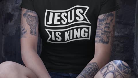 Jesus Is King Christian Shirt design (Link in BIO)