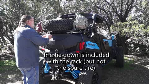 Spare Tire Rack Review - Can Am Maverick Sport XRC