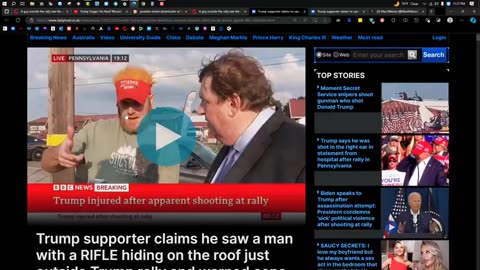 Trump false flag shooting assassination attempt