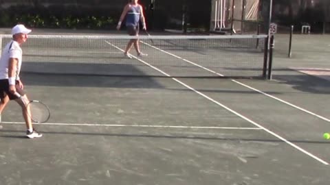 GOOD HANDS AT THE NET!