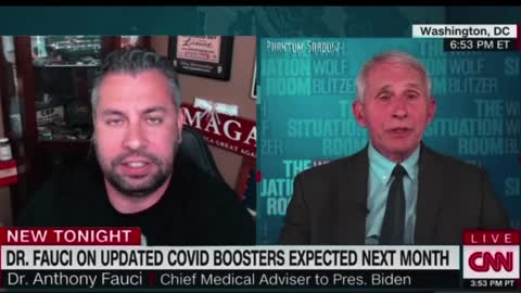 Brenden Dilley Interviews Tony Fauci on his First Day at CNN