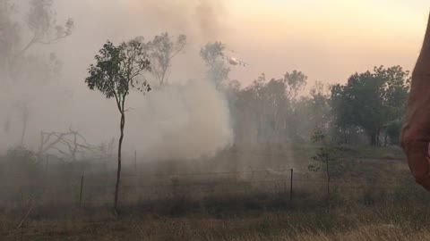 Fire Fighting Plane Saves Our Home