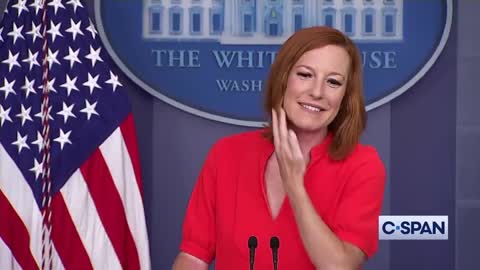 Reporter Tells Jen Psaki "I Think There's A Fly On Your Head"