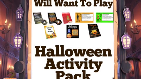 Get the Ultimate Halloween Activity Pack for Kids. #halloween #kids #spooky