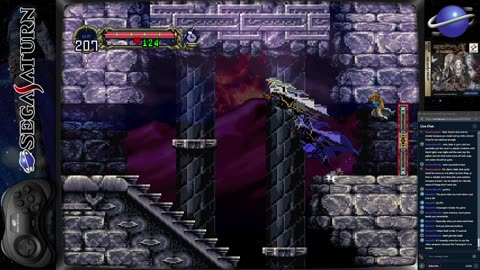 Castlevania SotN Sega Saturn PATCHED Stream #2