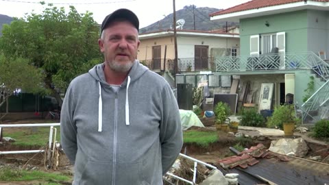 'Total destruction': Greek farmer endures fire, floods