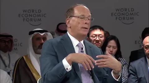 BlackRock CEO Larry Fink at WEF: 'Easier to Replace Humans with Machines in Declining Populations'