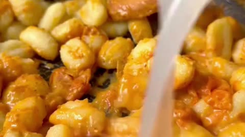 Delicious Gnocchi recipe with cheese 🤤