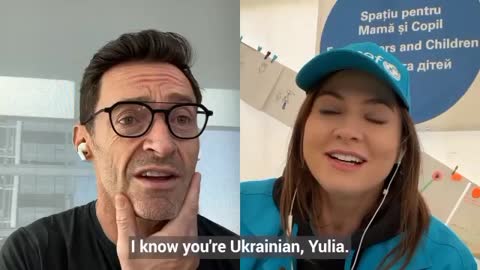 Hugh Jackman said my heart broken for Ukraine