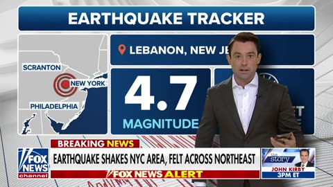 Magnitude 4.8 earthquake felt across New Jersey, New York