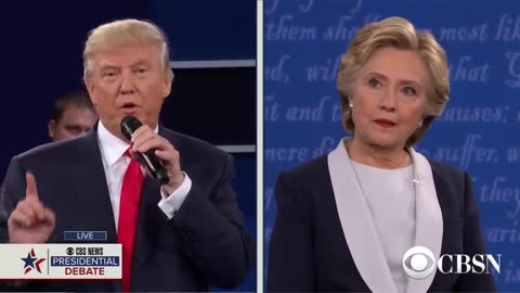 Trump and Clinton are asked to say something nice about each other