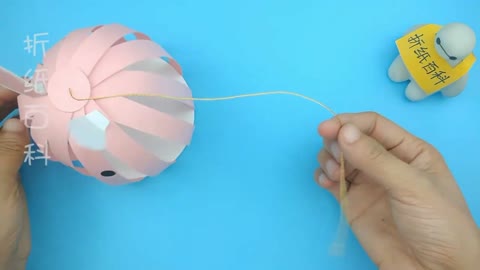 Mid-Autumn Festival handmade rabbit lantern, cute and cute, handmade DIY origami tutorial3