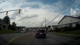 Lady Receives Instant Karma Jaywalking