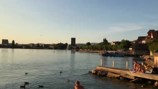 View over lake Zug