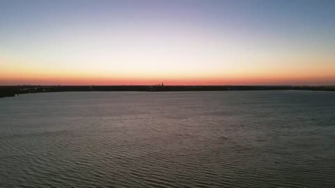 Dawn at Lake Overholser