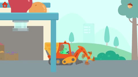 Dinosaur Garbage Truck - Out now! - New Truck Games for Kids - Kids Games