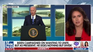 Tulsi Gabbard reacts to Biden's divisive "voting rights" speech