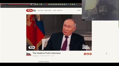 tucker carlson ''boogeyman'' story to Putin