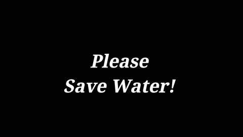 Very important that how to save the water