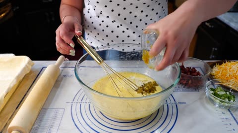 How to make The Best puff pastry Breakfast Casserole recipe _ Taste like toaster strudel