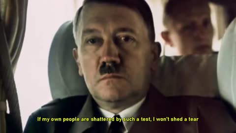 Hitler 'I Will not shed a Tear for my People' Hitler 1943