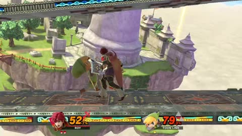 Roy Vs Toon Link on Skyloft (Super Smash Bros Ultimate)