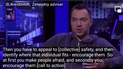 Zelensky's advisor: Panic, guilt, fear, reward - a lesson in political spin