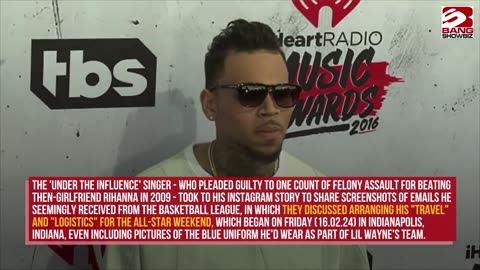 Chris Brown's Past Domestic Violence Conviction Linked to NBA All-Star Celebrity Game Omission.