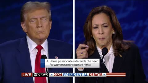 Trump v Harris: US presidential debate in three minutes