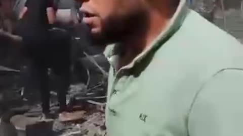 Scary footage from the Gaza Strip after Israeli Airstrike