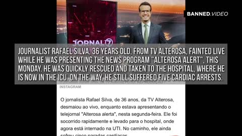 Journalist Rafael Silva, 36, Collapses W/ 5 Heart Attacks Days After 3rd COVID Shot