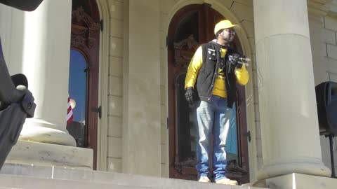 Protesting the Election Steal at the Capital Building in Lansing MI 11/21/20