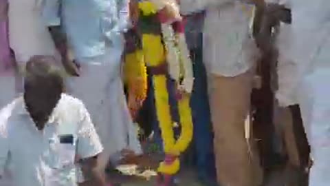 Placing Mystic Siddhar Vadalur Baba into Samadhi