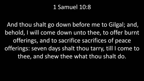 KJV Bible 1st Samuel Chapter 10