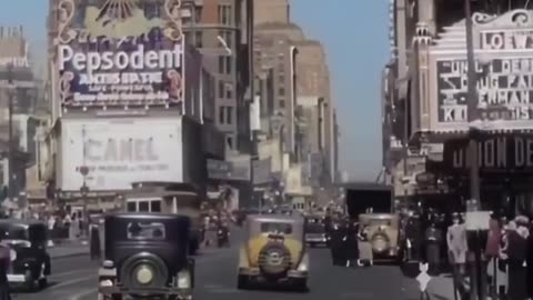 New York City, 1930s In Color