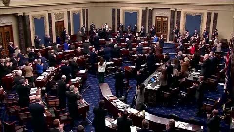 Capitol police officer Goodman receives standing ovation in Senate