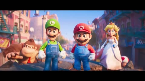 Supar Mario movie ending scan