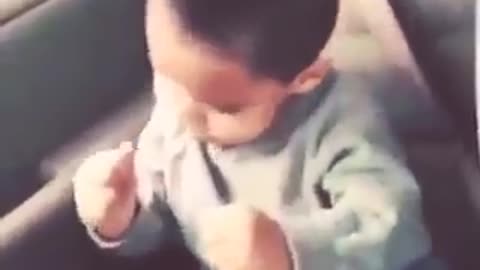 Baby funny dance