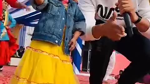 dancing Indian baby