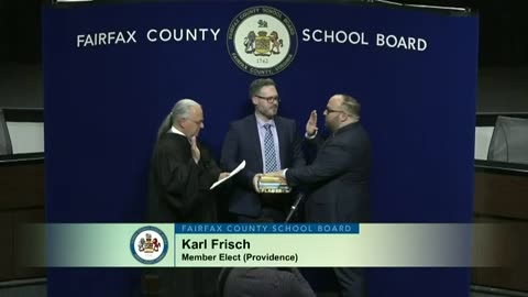 Fairfax County Virginia School Board Member Sworn In On Stack Of 'LGBTQ-Themed' Books