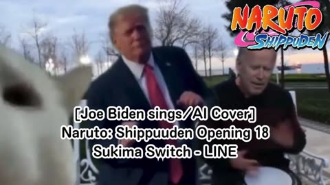 [Joe Biden sings/AI Cover] Naruto: Shippuden Opening 18 | Sukima Switch - "LINE"