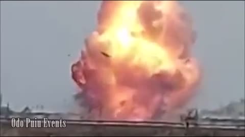 The Moment The Su-25 Turns Into A Fireball