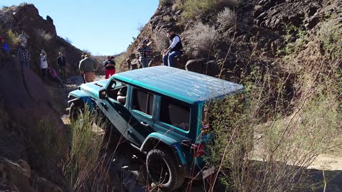 Rubicon on Black Gap Trail Obstacle