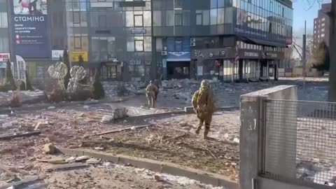 Russian Invasion of Ukraine - Troops Maneuvering in Kyiv